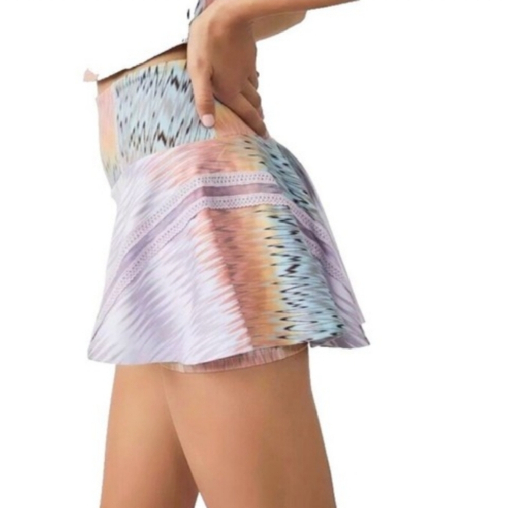 FREE PEOPLE Movement Pleats And Thank You Skort Women's Size XL